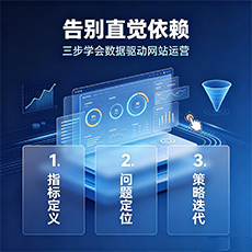 吉安建站-告别直觉依赖：三步学会数据驱动网站运营